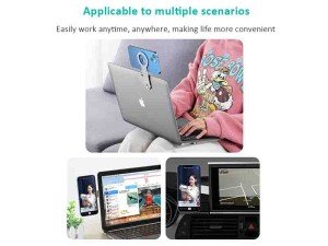 هولدر موبایل مگنتی قابل اتصال به لپ تاپ کوتتسی Coteetci SD-41 Notebook expansion magnetic bracket 51006