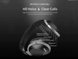 هدفون بلوتوثی راک RockSpace Wireless T-02 O1 Bluetooth Headphone