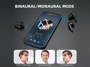 هندزفری بلوتوث جویروم JOYROOM ANC Noise reduction wireless earbuds-Agate TN1