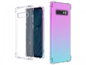 کاور ژله ای مدل Shockproof Corner TPU  مناسب برای گوشی موبایل سامسونگ S10