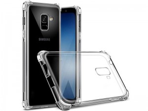 کاور ژله ای مدل Shockproof Corner TPU مناسب برای گوشی موبایل سامسونگ J6 Plus 2018
