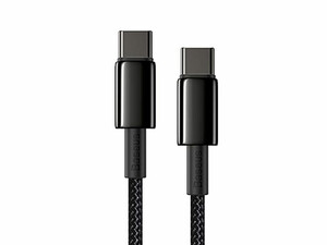 کابل دوسر تایپ سی سوپر فست شارژ 100 وات 2 متری بیسوس BASEUS Tungsten Gold Fast charging 100W CATWJ-A01