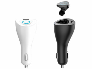 شارژر فندکی فست شارژ ماشین و هندزفری بلوتوثی جویروم JR-T600