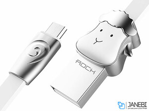 کابل میکرو یو اس بی طرحدار راک Rockspace Goat Micro USB Cable 1M