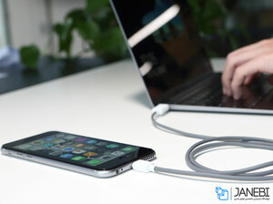 کابل مبدل تایپ سی به لایتنینگ راک RockSpace Type-C To Lightning Cable