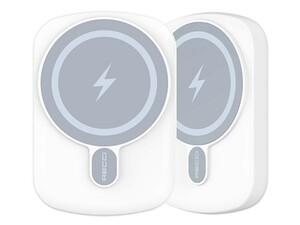 پاوربانک و شارژر بیسیم 10000 میلی‌آمپرساعتی رسی RECCI RPB-P22 10000mah 15W magnetic wireless charger and power bank