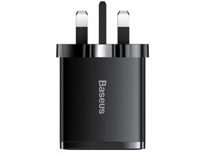 شارژر دیواری فست شارژ یواس‌بی و تایپ‌سی 30 وات بیسوس Baseus Compact Fast Charger CCXJ030101
