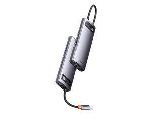 هاب تایپ‌سی 7 پورت بیسوس Baseus WKWG040113 7-in-1 Multifunctional Type-C HUB