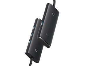 هاب چهار پورت یواس‌بی همراه کابل یک متری تایپ‌سی بیسوس Baseus Lite Series Type-C HUB WKQX030401