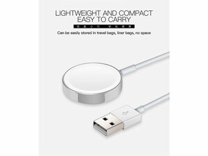 شارژر مغناطیسی اپل واچ سری 1/2/3/4/5 یک متری کوتتسی Coteetci iWatch magnetic charger usb interface CS5162-1000
