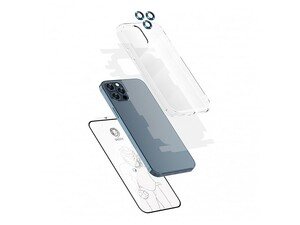 پک 4 در 1 آیفون 13 پرو مکس گرین Green iPhone 13 Pro Max 4 In 1 360° Protection Pack