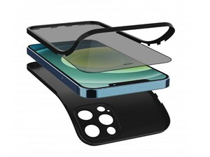 قاب و گلس پرایویسی آیفون 12 پرو گرین Green 360 iphone 12 Pro Carcasa Case Privacy Pro Screen
