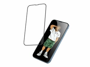 محافظ صفحه نمایش شیشه ای آیفون 13 و 13 پرو گرین Green iphone 13/13 Pro 3D Silicone+ Edge Glass