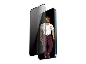 محافظ صفحه نمایش شیشه ای حریم شخصی مات آیفون 13 و 13 پرو گرین Green iPhone 13/13 Pro 3D Matte Privacy Glass
