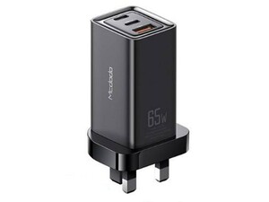 شارژر دیواری سه پورت سریع مک دودو Mcdodo CH-791 Gan 65W Mini Fast Charger