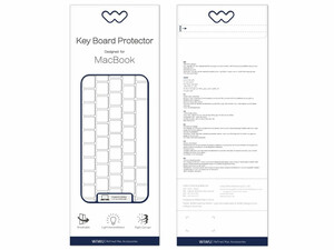 محافظ کیبورد مک بوک پرو 13 و پرو 15 اینچ تاچ بار ویوو WiWU MacBook Pro 13''/Pro 15'' touch bar Keyboard