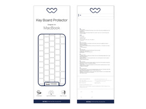 محافظ صفحه کلید مک بوک ایر پرو 13.3 اینج ویوو WIWU 13.3″/Air 2020 keyboard protector