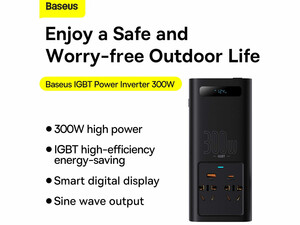 اینورتر برق 220 ولت 300 وات بیسوس Baseus IGBT Power Inverter 300W CGNB010101