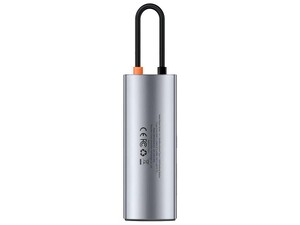 هاب و مبدل تایپ‌سی 7 در 1 بیسوس Baseus WKWG020113 Metal Gleam Series 7-in-1 Multifunctional Type-C HUB Docking Station