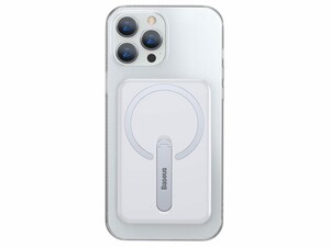 کاور محافظ مگنتی آیفون 13 پرو بیسوس Baseus ARCX000102 Magnetic Phone Case with a Bracket For iP13 Pro 6.1inch 2021 Transparent