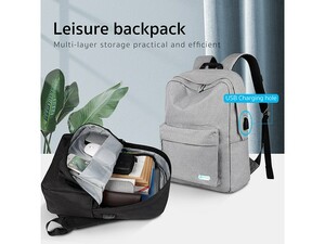 کوله پشتی ضدآب لپ تاپ 13 تا 16 اینچی یو اس بی دار کوتتسی Coteetci Notebook Casual Backpack 13-16" 14012