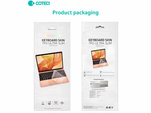 کاور صفحه کلید مک بوک پرو 14 اینچ/16 اینچ و مک بوک ایر 13 اینچ کوتتسی Coteetci Keyboard skin Macbook Pro 14&amp;16' Macbook Air 13" 13001