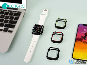 قاب محافظ اپل واچ Coteetci TPU&amp;PC Case Apple Watch4 44mm