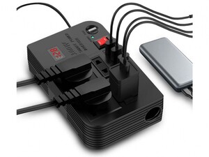 اینورتر و چند راهی برق گرین Green Lion Spark 3 Power Inverter DC 12V to AC 220V