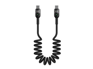 کابل شارژ و انتقال داده تایپ سی به تایپ سی مک دودو Mcdodo CA-786 Type-C Coiled Cable 1.8M