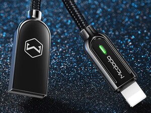 کابل شارژ و انتقال داده لایتنینگ مک دودو Mcdodo CA-526 Auto Power Off Lightning Data Cable 1.8M