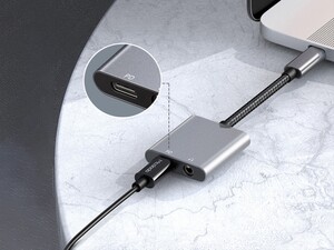 مبدل تایپ سی به تایپ سی و صدا مک دودو Mcdodo CA-754 Audio Adapter Type-c to Type-c+3.5mm
