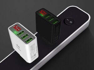 شارژر دیواری 3 پورت مک دودو Mcdodo CH-503 Digital Display Charger