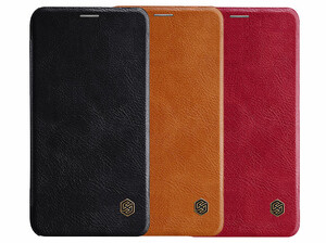 کیف چرمی نیلکین سامسونگ Nillkin Qin Leather Case Samsung Galaxy J4