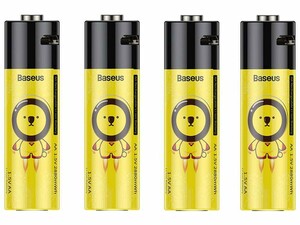 باتری قابل‌شارژ بیسوس Baseus PCWH000311 battery AA 1900mAh Built-in microUSB charging port