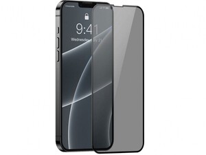 محافظ صفحه نمایش حریم شخصی دوتایی بیسوس Baseus Tempered glass 0.23mm for iPhone 13/13 Pro SGQP020401