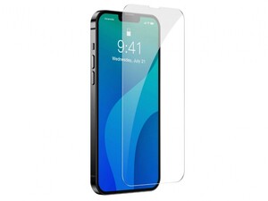 محافظ صفحه نمایش شیشه‌ای بیسوس پک دوتایی Baseus Tempered glass 0.3mm for iPhone 13 Pro Max SGBL030202