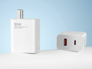 شارژر دیواری فوق سریع اصلی تایپ سی و یو اس بی 35 وات شیائومی Xiaomi 35W Dual-Port Charger (1C+1A) MDY-14-ET