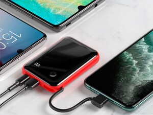 پاور بانک بیسوس با کابل لایتنینگ Baseus BS-P1002L Mini S Digital Display 10000mAh