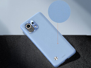 قاب محافظ بیسوس شیائومی Baseus Alloy Leather Case &amp; camera cover Xiaomi Mi 11