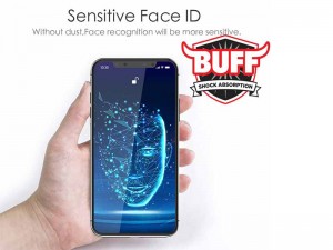 محافظ صفحه نمایش بوف مدل 5D مناسب برای گوشی موبایل آیفون XS Max