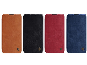 کیف آیفون ۱۴ پرو نیلکین Nillkin Apple iPhone 14 Pro Qin Pro Leather Case