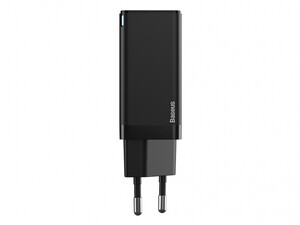 شارژر دیواری دو پورت سریع بیسوس با کابل شارژ Baseus CCGAN45CE GaN Mini Quick Charger 45W
