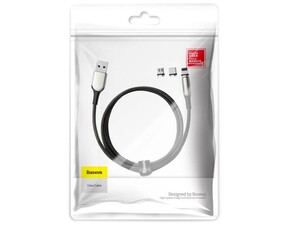 کابل شارژ سه سر آهنربایی بیسوس Baseus Zinc Magnetic Cable Kit 2M