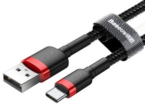 کابل شارژ و انتقال داده تایپ سی بیسوس Baseus Cafule Type-C Cable 3M