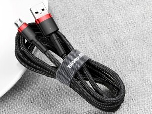 کابل شارژ و انتقال داده میکرو یو اس بی بیسوس Baseus Cafule Micro USB Cable 3m