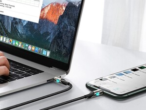کابل شارژ سریع تایپ سی به لایتنینگ بیسوس Baseus Fish Eye Type-C to Lightning Cable 1M