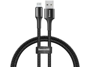 کابل شارژ و انتقال داده لایتنینگ بیسوس Baseus Halo Lightning Cable 0.5M