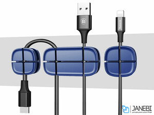 گیره نگهدارنده کابل بیسوس Baseus Cross Peas Cable Clip
