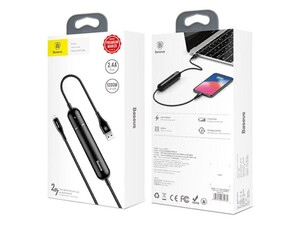 پاور بانک با کابل شارژ لایتنینگ بیسوس Baseus Energy 2in1 Power Bank Cable CALXU-01