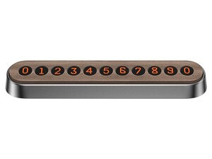 شماره تلفن پارک خودرو بیسوس Baseus Wood Texture Temporary Parking Number